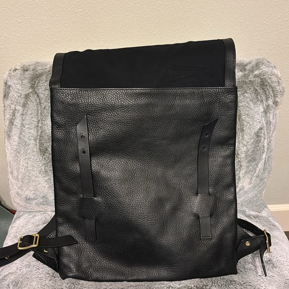 Miansai Slim Black Leather Backpack - Picture 10 of 13